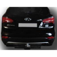 Фаркоп Лидер Плюс усиленный с кованым фланцевым шаром для Kia Sorento 2 (2012-2018) № H224-F