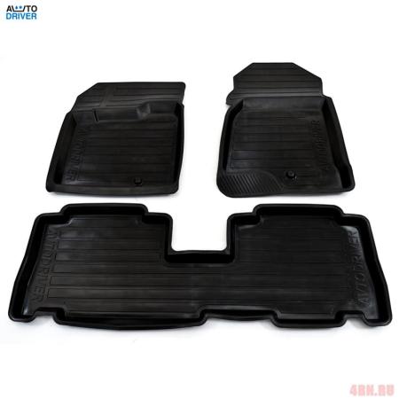 Коврики салона Avtodriver Avangard резиновые для Chevrolet Captiva (2012-2018) № ADRAVG016