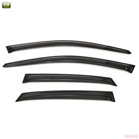 Дефлекторы боковых окон для Volkswagen Jetta (2018-2025) № SVOJET1832