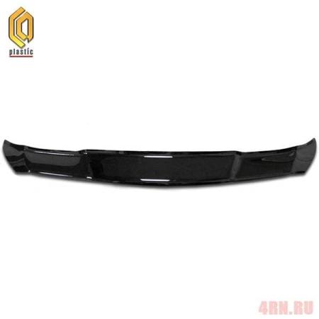 Дефлектор капота CA Plastic Classic черный для Hyundai Solaris хетчбэк (2014-2016) № 2010010110024