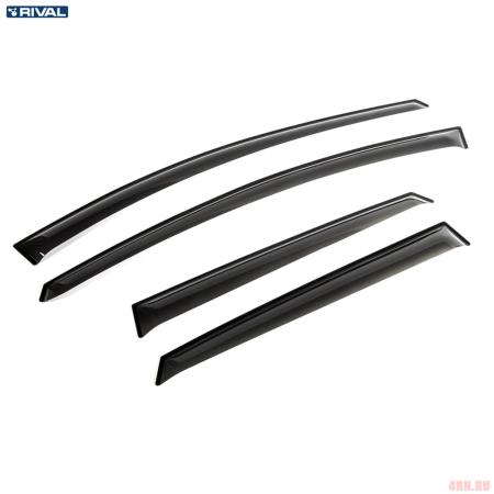 Дефлекторы окон Premium для Kia Ceed универсал (2012-2018) № 32801002