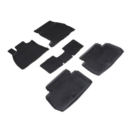 Коврики салона с высоким бортом для Kia Stinger (2017-2023) № 89386