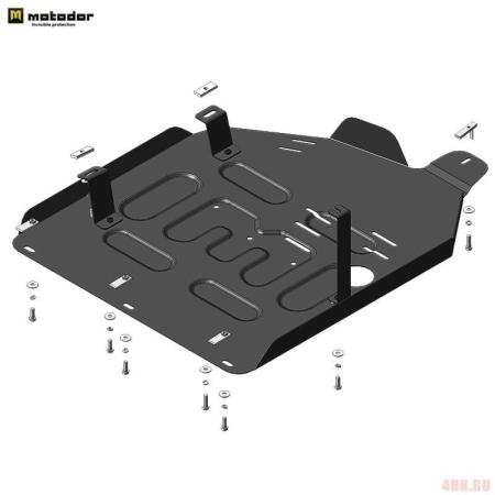Защита предпускового подогревателя для Volkswagen Transporter T6 (2020-2025) (только совместно с защитой бака) № 72702