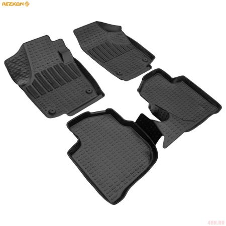 Коврики салона Rezkon для Volkswagen Polo лифтбек (2020-2025) № 0535020200