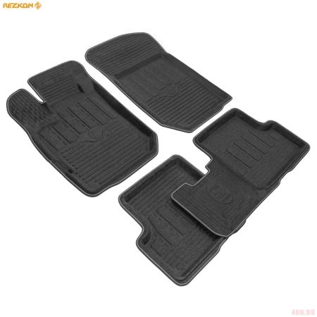 Коврики салона Rezkon 3D Evaplast текстильные для Renault Logan (2014-2018) № 4529015200