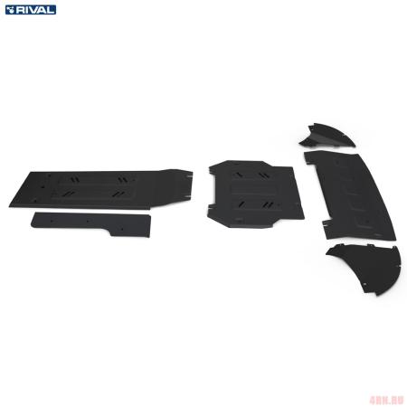 Комплект защиты картера, КПП и радиатора для Genesis GV70 (2021-2025) № K333.2397.1