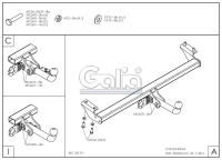 Фаркоп Galia для Toyota RAV4 (2000-2006) № T042A