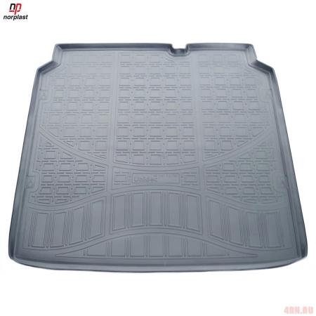 Коврик в багажник Norplast для Citroen C4 седан (2013-2018) серый № NPA00-T14-130-G