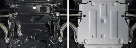 Защита КПП для Audi Q5 АКПП (2017-2024) № 333.0338.1