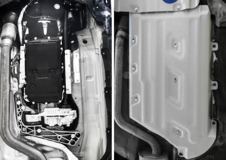 Защита КПП и раздаточной коробки для BMW X4 (2018-2025) № 333.0532.1