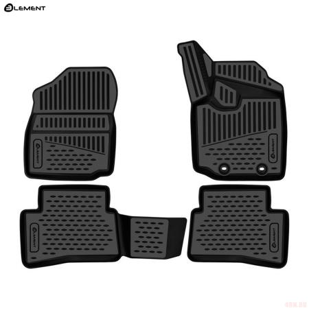 Коврики салона 3D для Toyota Raize (2019-2025) правый руль № ELEMENT3DAN1056210k