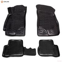 Коврики салона (3D с подпятником) для Hyundai Accent (2000-2012) с высоким бортом № ACM-PS-88