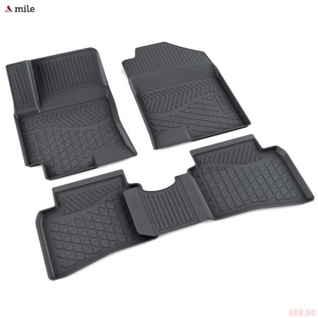 Коврики салона для Hyundai Solaris (2017-2022) № 1010411