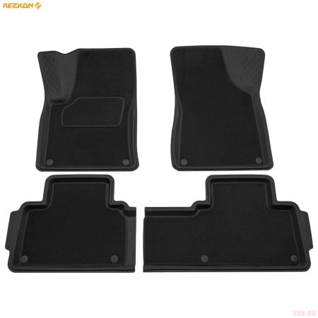 Коврики салона Rezkon Transformer резиновые для Ssang Yong Actyon (2011-2019) № 3031005100