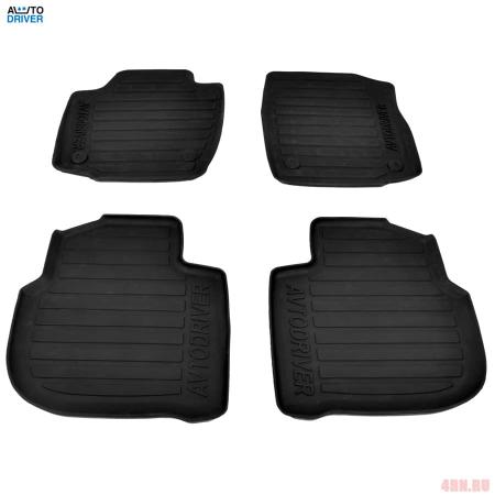 Коврики салона Avtodriver для Skoda Rapid (2014-2020) Евроборт № ADRAVG203