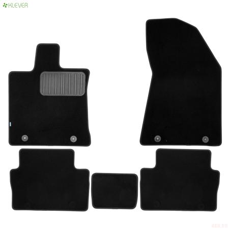 Коврики салона текстильные Premium для FAW Bestune B70 (2020-2024) 5 шт. № KLEVER0306201722110kh