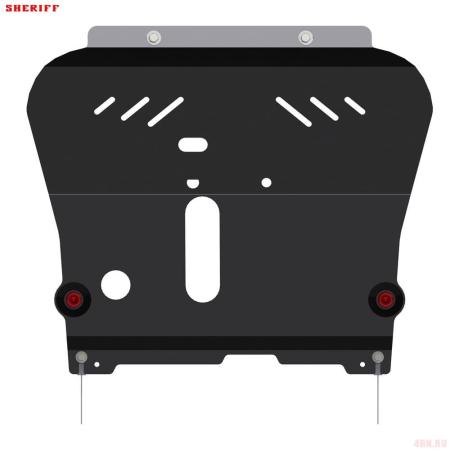 Защита двигателя и КПП для Ravon R3 (2016-2020) № 3251