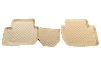 Изображение коврики салона norplast бежевые для mitsubishi outlander xl (2006-2012) № npl-po-59-33-b