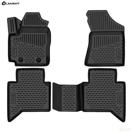 Коврики салона 3D для Changan Hunter Plus (2023-2024) двойная кабина № ELEMENT3DAN0629210k