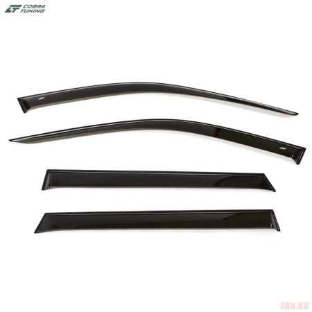 Дефлекторы боковых окон для Lada (ВАЗ) Granta Cross универсал (2018-2025) № V0058