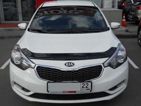 Дефлектор капота SIM для Kia Cerato (2013-2018) № SKICER1312