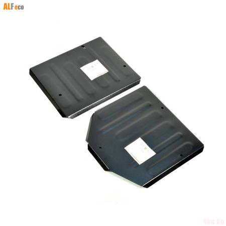 Защита топливных баков для Haval Dargo 4WD (2022-2025) 2 части № ALF5508st