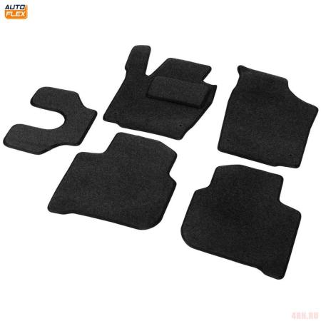 Коврики салона текстильные Lux для Skoda Rapid (2020-2023) цвет графит № 5510101