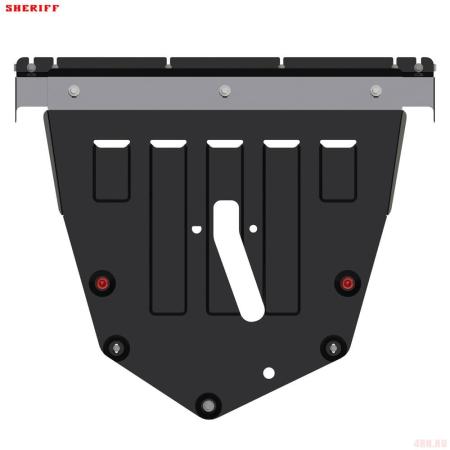 Защита двигателя и КПП для Jeep Cherokee (2014-2023) № 04.3106