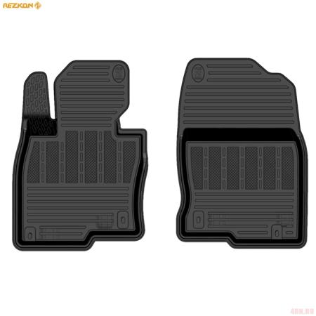 Коврики салона передние резиновые для Mazda СХ-5 (2017-2025) № 1523020200