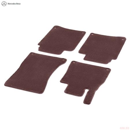 Коврики салона текстильные для Maybach S-Class (X222) (2014-2021) красно-коричневые № A22268058058V38