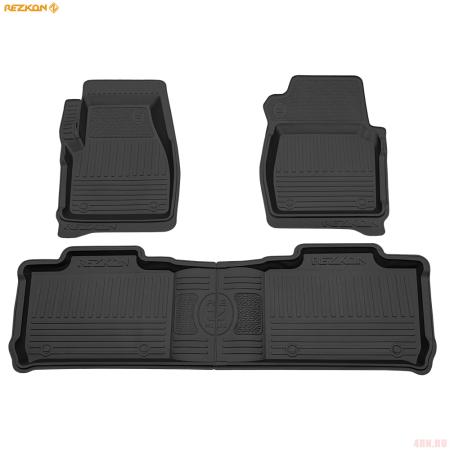 Коврики салона Rezkon резиновые для УАЗ Patriot (2016-2025) Comfort № 1041010300
