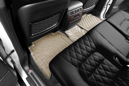 Коврики в салон 3D Kvest для Toyota Land Cruiser 200 (2015-2021) бежевые № KVESTTYT00001Kb1