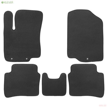 Коврики салона EVA для Hyundai Solaris (2010-2016) с черной окантовкой 5 шт. № EVA.B.0502503922110k