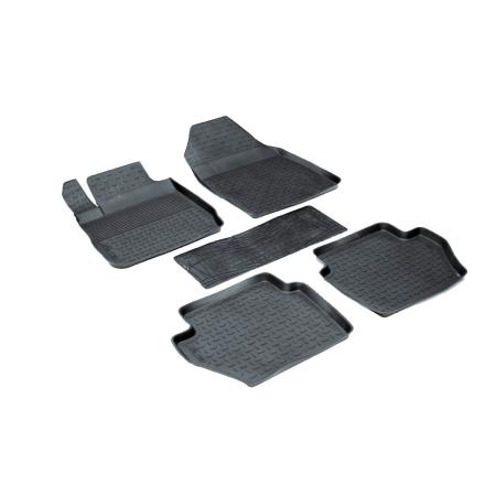 Коврики салона с высоким бортом для Ford Fiesta (2008-2015) № 01073