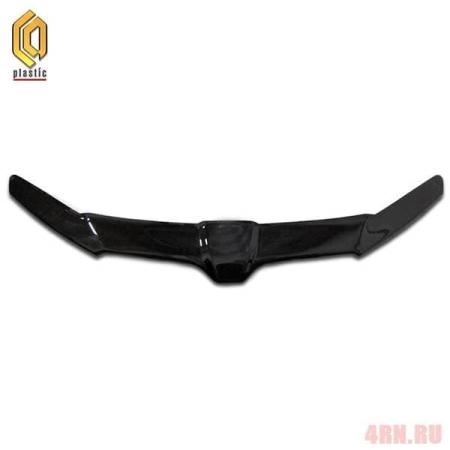 Дефлектор капота CA Plastic "Exclusive" Classic черный для Skoda Octavia комби (2013-2020) № 2010060110227