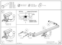 Фаркоп Galia для Ford Focus 4 универсал (2018-2024) № F135A