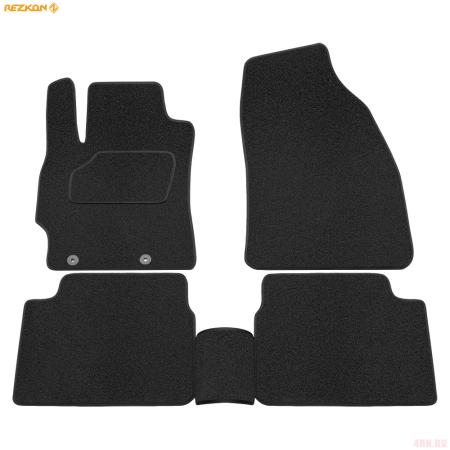 Коврики салона Rezkon текстильные для Toyota Corolla (2007-2013) № 2034015100