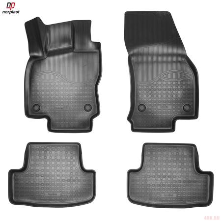 Коврики 3D салона для Volkswagen T-Roc (2017-2025) № NPA10-C95-565