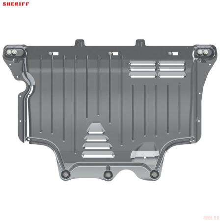 Защита картера и КПП для Volkswagen Taos (2021-2025) № 26.3493 V1