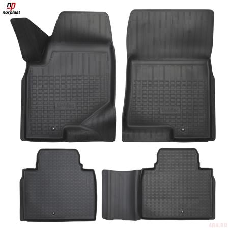Коврики салона для SsangYong Rexton (2017-2023) (5 мест) № NPA11-C83-610