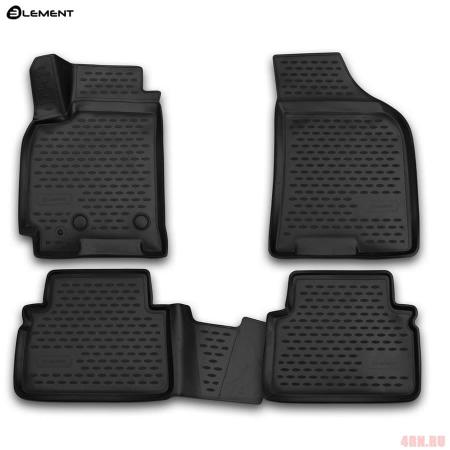 Коврики салона Element 3D для Daewoo Gentra (2013-2015) № CARDAE10001