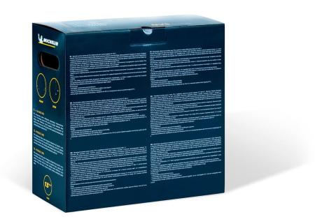 Колпаки колесные MICHELIN 13", "42 Нардо", серебристые, 4 шт. № 300253