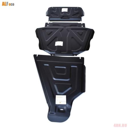 Защита двигателя для Mitsubishi Pajero 4 (2006-2016) № ALF-14.04