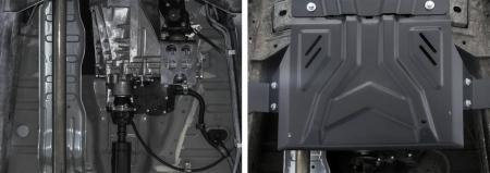 Защита раздаточной коробки для Mitsubishi L200 (2015-2023) № 222.4048.2