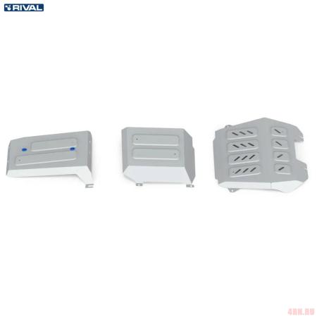 Защита картера, КПП, топливного бака и адсорбера для Changan UNI-K (2020-2025) № K333.8908.1