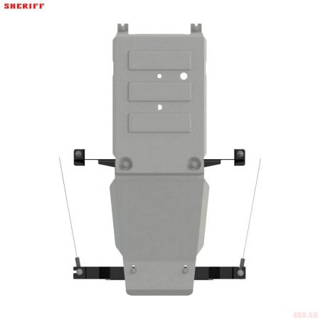 Защита РК и КПП и редуктора переднего моста для Lada (ВАЗ) 4х4 Bronto (2019-2025) № 27.4462