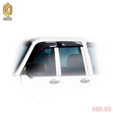 Дефлекторы окон CA Plastic Classic полупрозрачные для UAZ Patriot (2014-2025) № 2010030310510