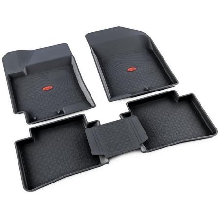 Коврики салона Агатэк резина для Hyundai Solaris седан (2017-2022) № A.005.102.K