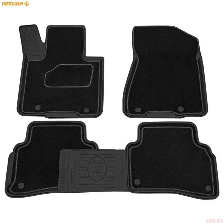 Коврики салона Rezkon Transformer резиновые для Hyundai Tucson (2015-2020) № 3020060100