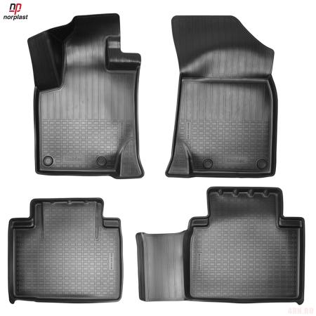 Коврики салона 3D для Geely Atlas Pro (2021-2025) № NPA11-C24-030-1